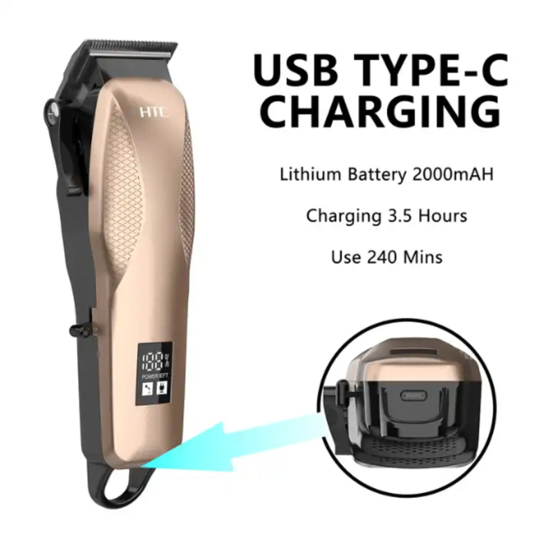 Tondeuse sans fil rechargeable HTC AT-706