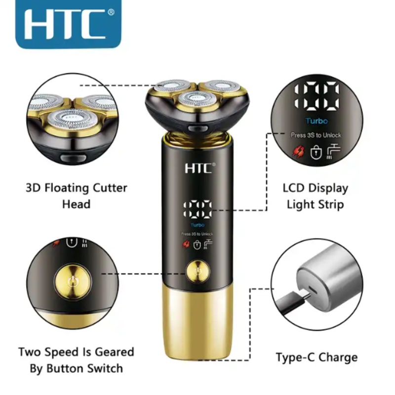 Tondeuse sans fil rechargeable HTC GT-689