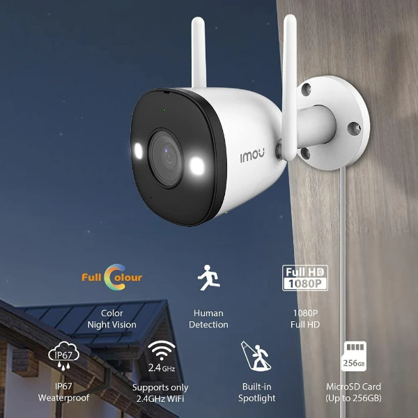Imou - Caméra IP Wifi extérieur Bullet 2E 5MP 3K IPC-K3DP-5H0WF – Image 4