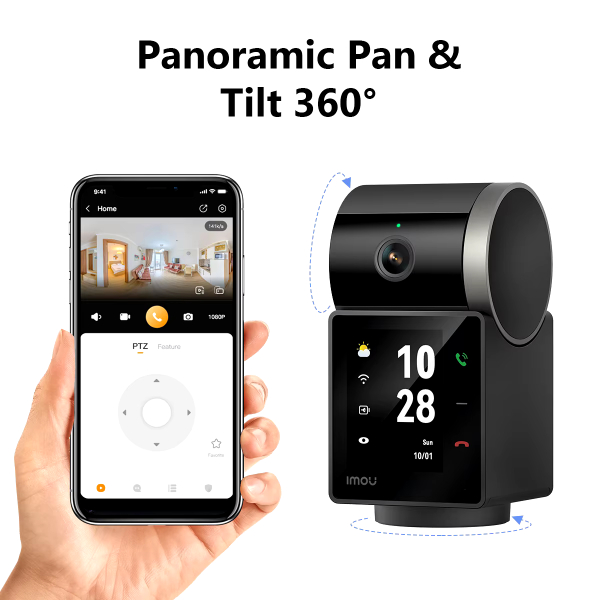 Imou - Caméra de sécurité pour interphone vidéo intérieur 5MP - IPC-S2VP-5M0WR – Image 5