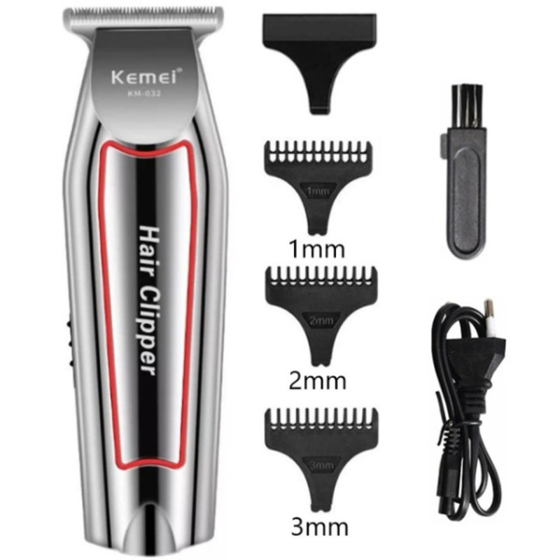 Tondeuse À Cheveux Et Barbe Électrique Pour Hommes, Machine Coupe De, Kit De Toilettage KM-032