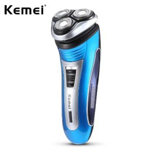 Tondeuse Pour Hommes Rechargeable Triple Flottant Rasoir Électrique Rasoir Rasage Rasoir Soins Du Visage Précision Rasage Barbe Kemei KM-2801