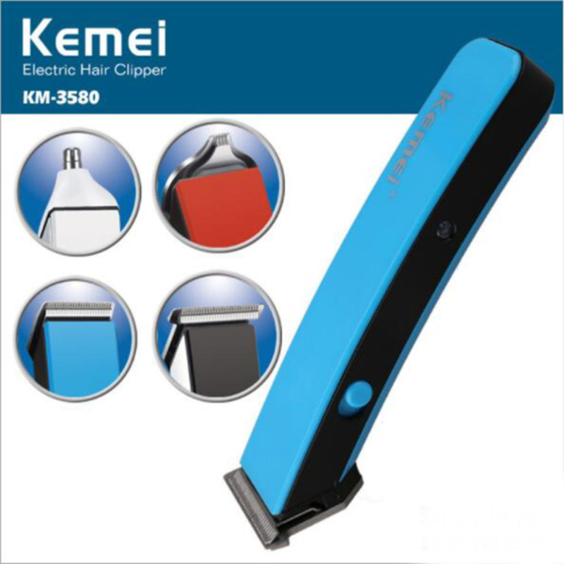 Tondeuse électrique multifonctionnelle 4 en 1 pour hommes et enfants, rasoir, kit de toilettage, pour éliminer les poils du nez KEMEI KM-3580
