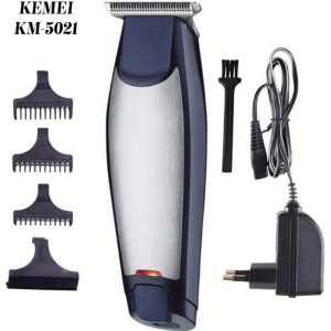 Tondeuse électrique professionnelle rechargeable 3 en 1 pour homme et enfant, tondeuse à cheveux, KM-5021, kit de coupe de cheveux