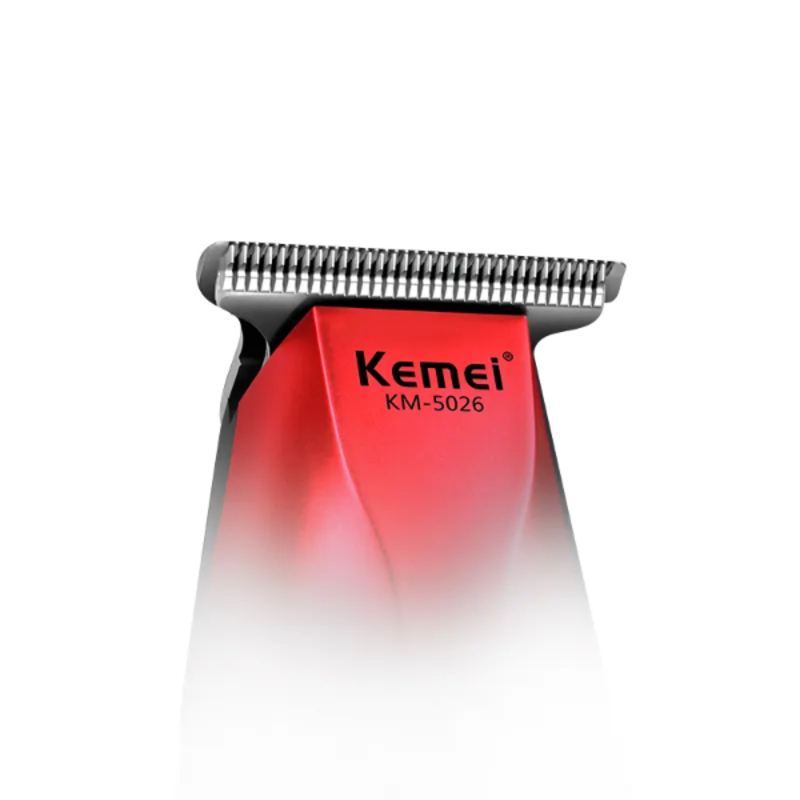 Tondeuse à Cheveux Professionnelle Rechargeable sans fil, 0mm, pour chauve, modélisation de précision, coupe de cheveux à faire soi-même KEMEI KM-5026