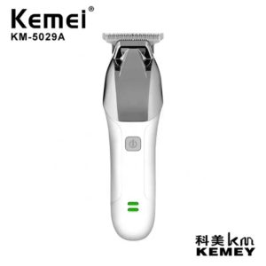 Tondeuse à rasoir pour hommes, puissante, Rechargeable par USB, lame en T, KEMEI KM-5029A