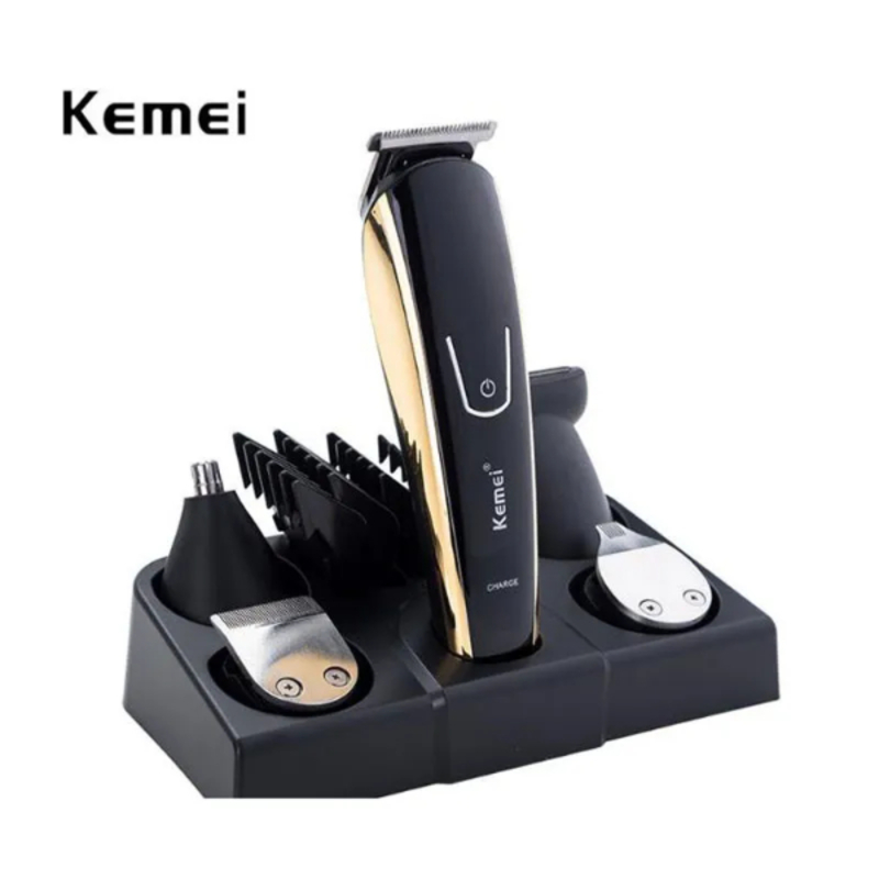 Tondeuse à Cheveux Electrique 5 en 1, Rechargeable, Lavable, Pour Le Nez, La Barbe, Le Corps, Pour Hommes - Kemei KM-526