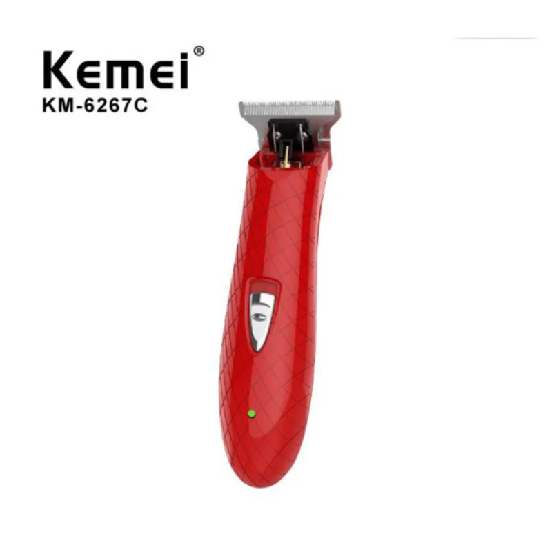 Tondeuse à cheveux professionnelle rechargeable USB KM-6267C, appareil pour couper les cheveux