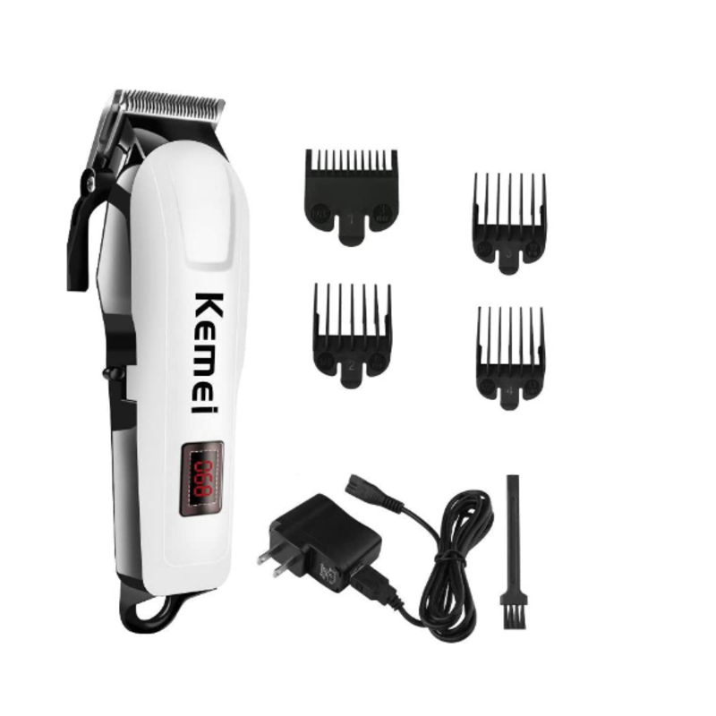 Tondeuse à cheveux électrique professionnelle rechargeable (multicolore) KEMEI KM-809A