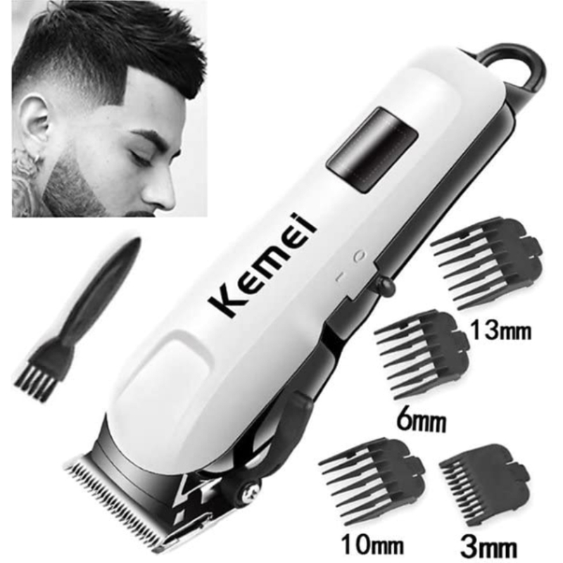 Tondeuse à cheveux électrique professionnelle rechargeable (multicolore) KEMEI KM-809A – Image 2