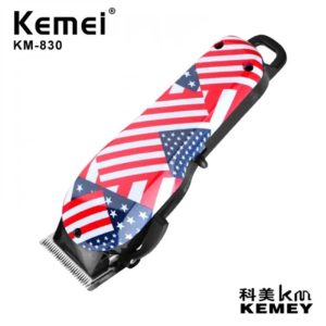 Tondeuse sans fil puissante a Cheveux, Barbe Rechargeable Professionnel KEMEI KM-830