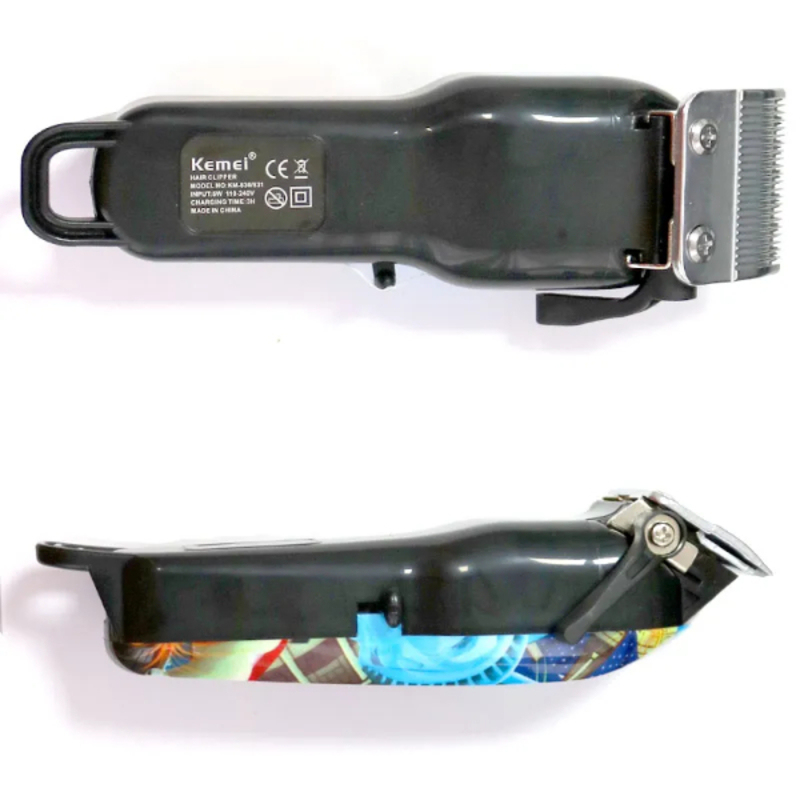Tondeuse à Cheveux Electrique Sans Fil, Ajustable et Puissante, Rechargeable, Pour Hommes KEMEI KM-831