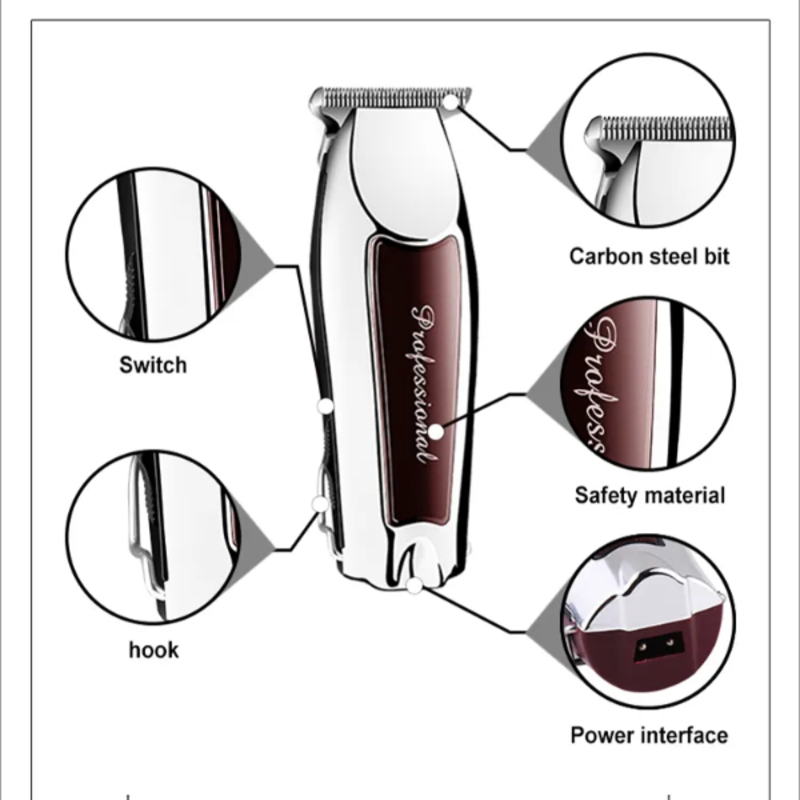 Tondeuse à cheveux sans fil Coupe-Cheveux aste injuste moteur barbier tondeuse à cheveux KEMEI KM-9163