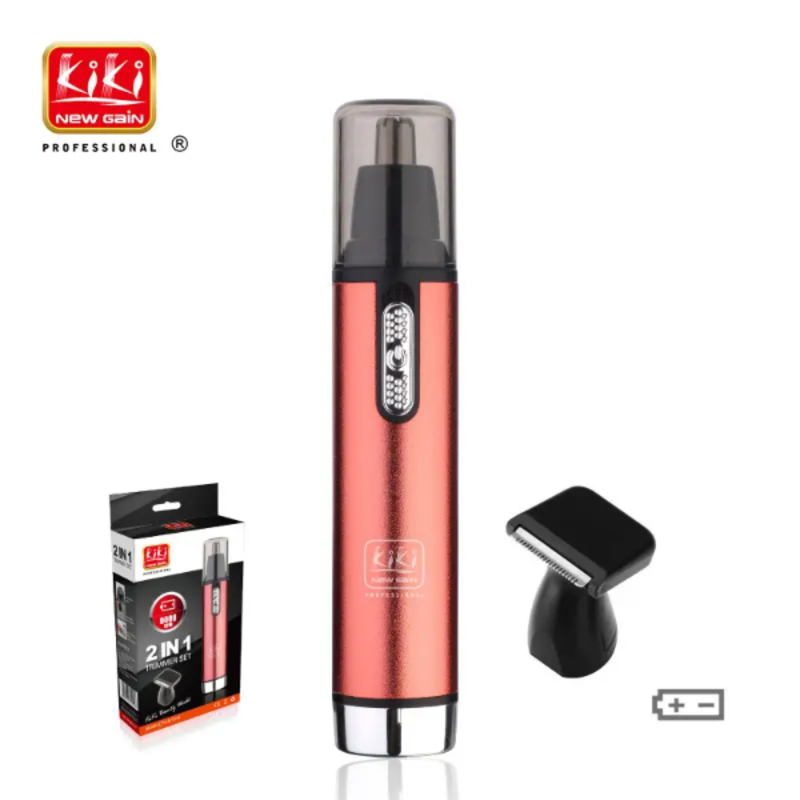 Tondeuse à cheveux multifonctions 2 en 1, batterie, nez, oreilles, sourcils KIKI NEW GAIN C74-NT014