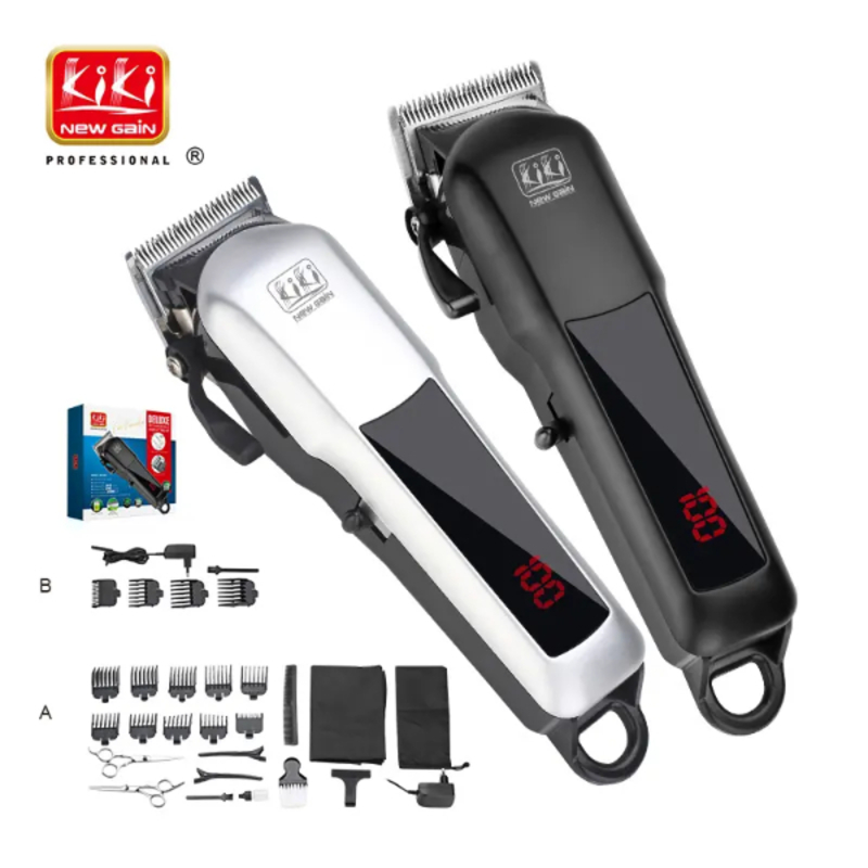 Tondeuse Deluxe professionnel rechargeable batterie résistant coupe millimétrée deluxe KIKI NEW GAIN NG-888A