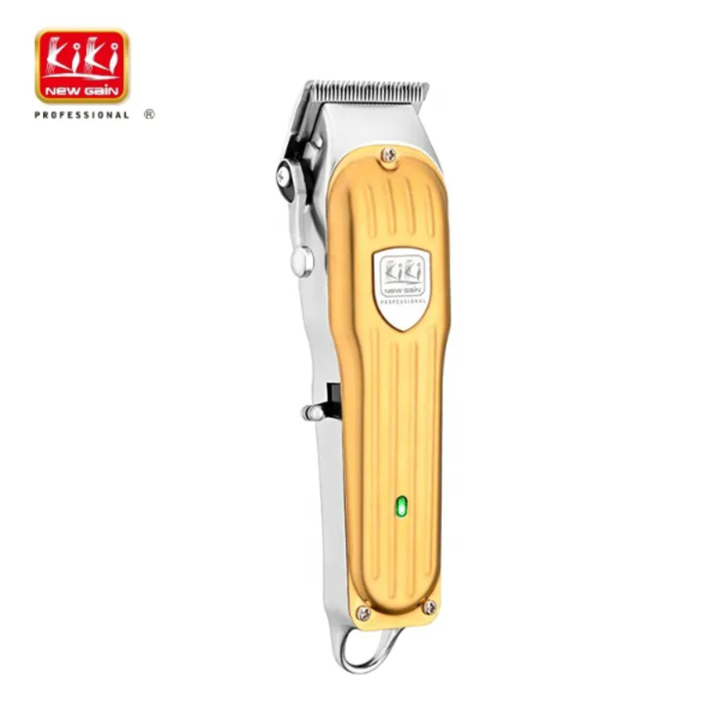 Tondeuse à Cheveux Rechargeable Tout en Métal Avec Guide Peigne Ensemble 6500 Moteur et Barbier KIKI NEWGAIN NG-112