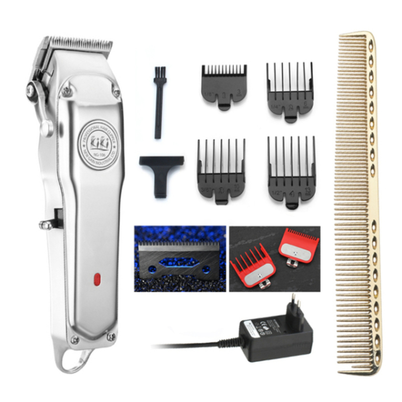 Tondeuse à Cheveux Electrique Sans Fil, Rechargeable, Rasoir Professionnel Pour Homme NG-106