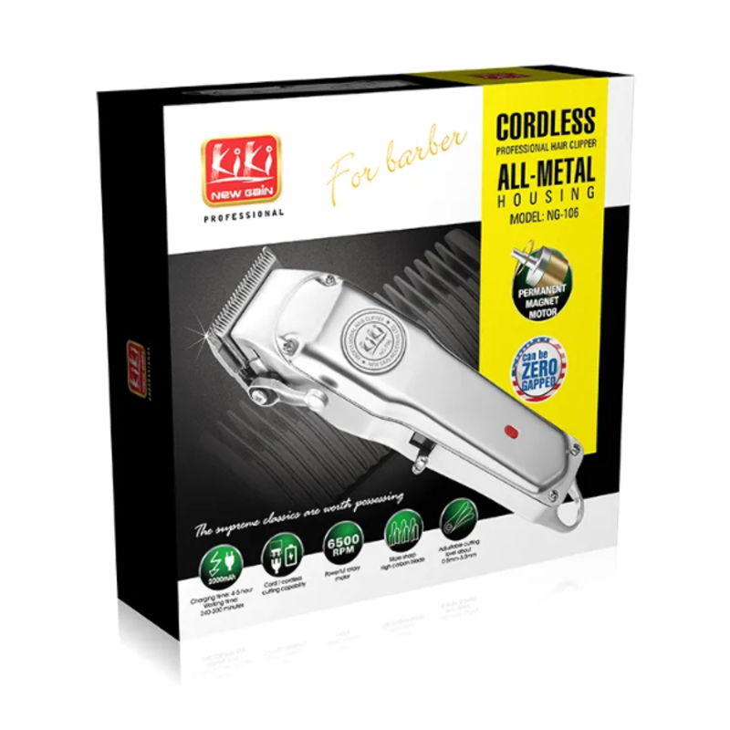 Tondeuse à Cheveux Electrique Sans Fil, Rechargeable, Rasoir Professionnel Pour Homme NG-106