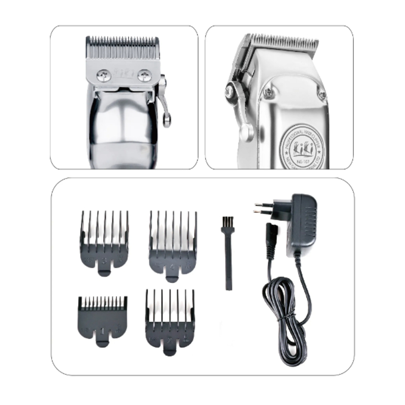 Tondeuse à Cheveux Electrique Sans Fil, Rechargeable, Rasoir Professionnel Pour Homme