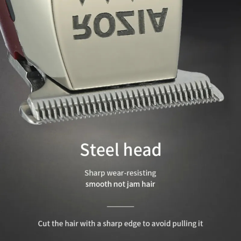 Tondeuse à cheveux professionnelle pour hommes, rasoir électrique USB pour couper les cheveux, moustache et visage ROZIA HQ261