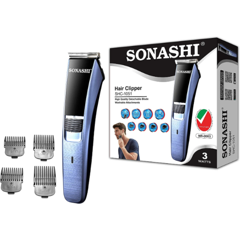 Tondeuse à Cheveux Sans Fil Rechargeable Avec Accessoires Lavables
