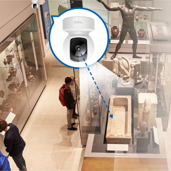 Caméra intérieur, sans fil 2K avec vision nocturne avancée et audio bidirectionnel – Image 3
