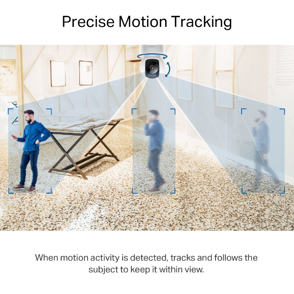Caméra intérieur, sans fil 2K avec vision nocturne avancée et audio bidirectionnel – Image 2