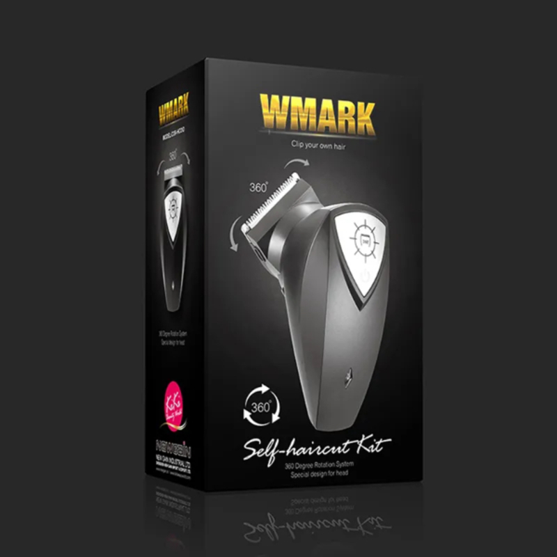 Tondeuse à cheveux sans fil, avec peigne de guidage, chargeur USB, KIT de coupe de cheveux, utilisation à la maison WMARK C09-HC010