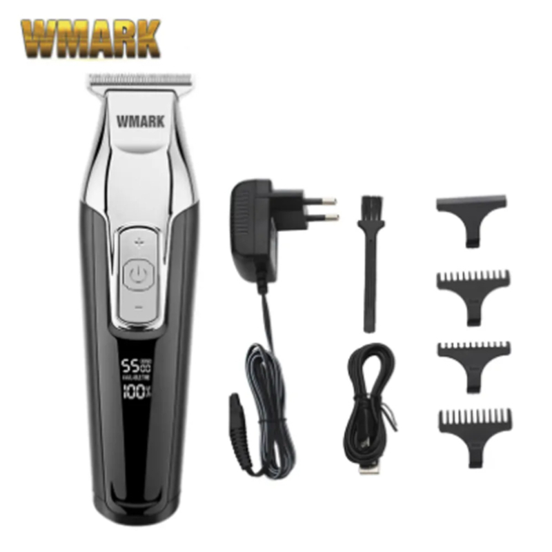 Tondeuse à cheveux électrique sans fil pour hommes, outil de coiffeur professionnel pour coupe et finition de cheveux WMARK KIKI C24-HC011