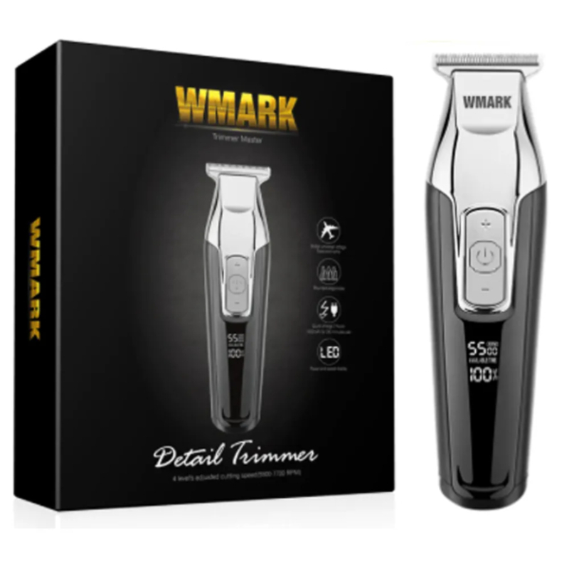 Tondeuse à cheveux électrique sans fil pour hommes, outil de coiffeur professionnel pour coupe et finition de cheveux WMARK KIKI C24-HC011