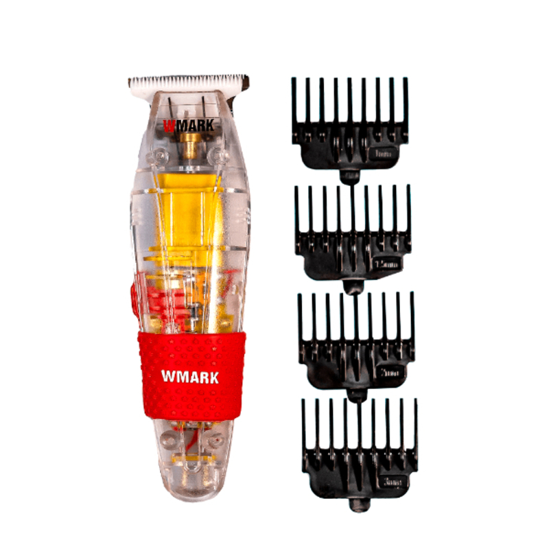 WMARK Nouveau Tondeuse Numérique Transparent Style Tative Tondeuse Rechargeable Professionnelle Clipper 6500 RPM Avec 1400 Batterie