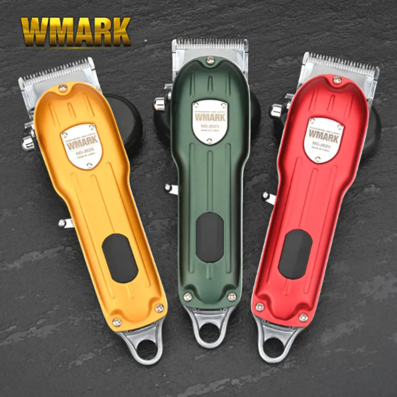 Tondeuse à Cheveux NG-2025, Avec ou Sans Fil En Métal, Avec Ecran LCD, 2500mAh, 6500 RPM, Lame 9CR18