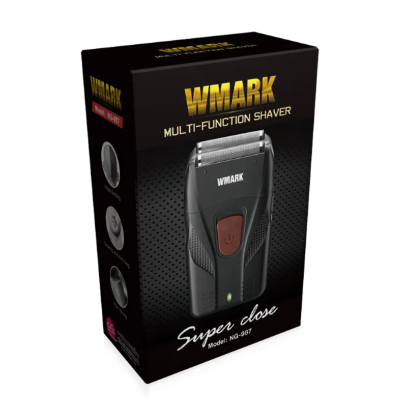Rasoir Electrique Rechargeable par USB, tondeuse de coupe à huile WMARK NG-987
