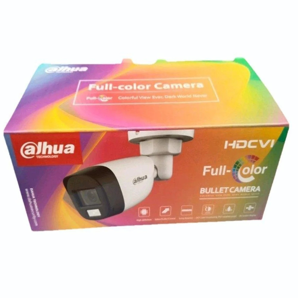 Oeil Caméra Analogique Extérieur 5 MP Colorful View Bullet Avec Microphone intégré , Dahua DH--HAC-HFW1509CP- LED – Image 3