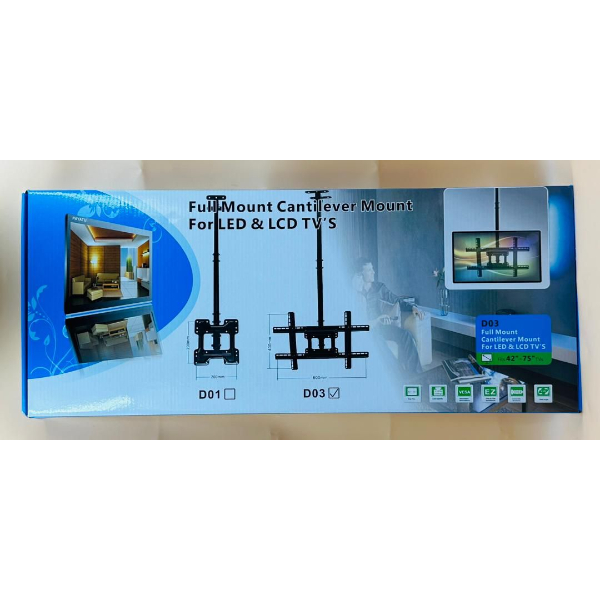 SUPPORT TV PLAFONNIER D03 42"-75" – Image 4
