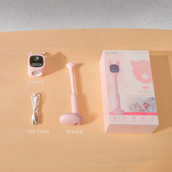 EZVIZ - Caméra IP Wi-Fi intérieur Pour Bébé Alimenté par Batterie 2MP - CS-BM1. – Image 6