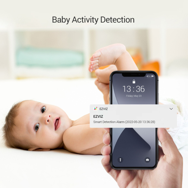 EZVIZ - Caméra IP Wi-Fi intérieur Pour Bébé Alimenté par Batterie 2MP - CS-BM1. – Image 8