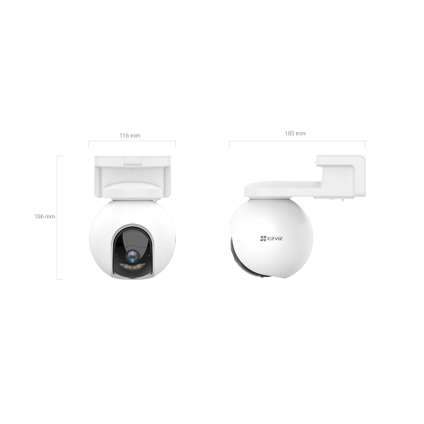 EZVIZ - Caméra IP Wi-Fi d'extérieur motorisée 2K 3MP Jour/Nuit alimentée par batterie - CS-CB8 – Image 5