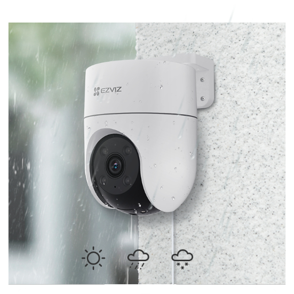 EZVIZ - Caméra IP Wi-Fi d'extérieur panoramique et inclinable 2K+ 4MP Jour/Nuit - CS-H8c – Image 2