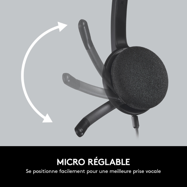 Casque Ordinateur USB Filaire Logitech H340 – Image 2