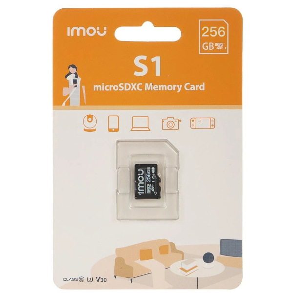 Imou - Carte Mémoire Micro SD 256Gb ST2-226-S1 – Image 2