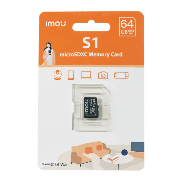 Imou - Carte Mémoire Micro SD 64Gb ST2-64-S1 – Image 3