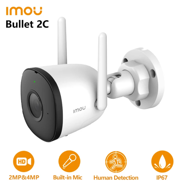 Imou - Caméra IP Wifi extérieur Bullet 2C 2MP IPC-F22P