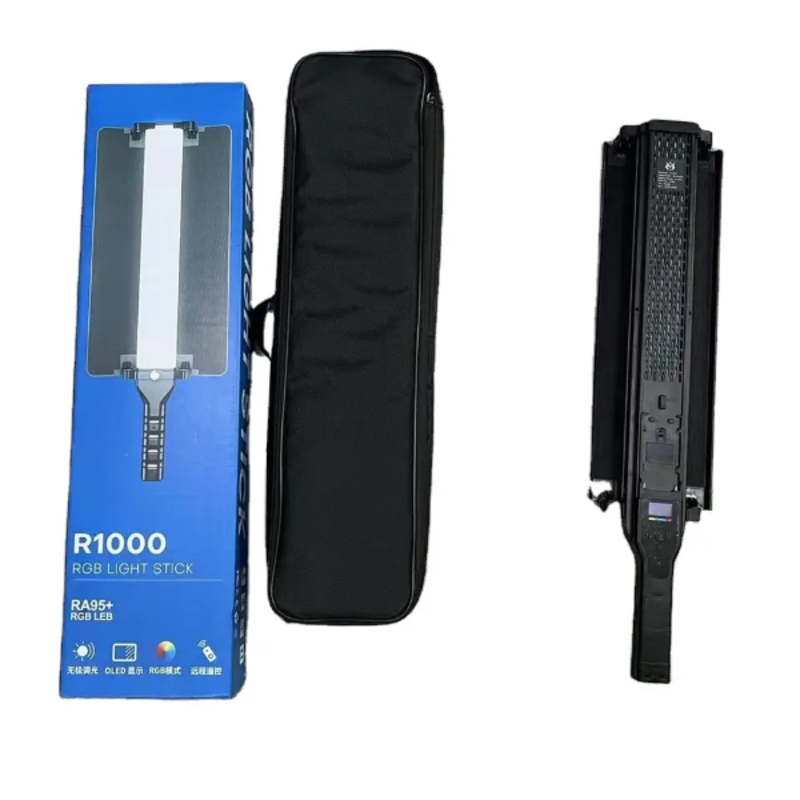 Bâton Led lumineux R1000 RGB avec trépied