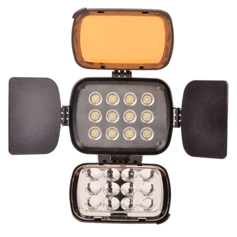 Eclairage / minette LED pour appareil photo reflex numérique. Très bonne luminosité pour prendre des vidéos.