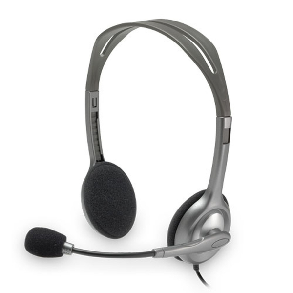 Casque Ordinateur Filaire Logitech H110 avec micro