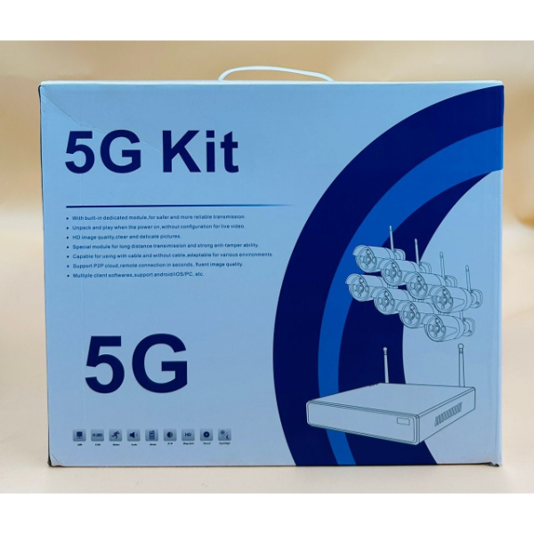Kit 8 de Caméra Surveillance (Vidéosurveillance) WiFi Intelligent 5G NVR – Image 3
