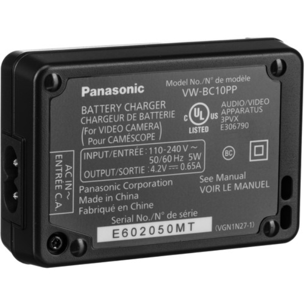 CHARGEUR NUMERIQUE PANASONIC VW-BC10 POUR BATTERIE VW-VBK180 – Image 3