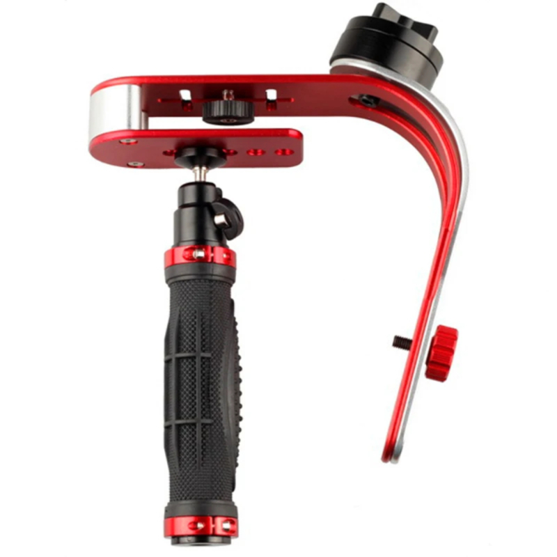 Stabilisateur d’appareil photo numérique portable en aluminium, support de poignée de Léger pour caméra DSLRs, HD DSLRs-KOR et Smartphone