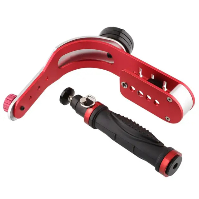Stabilisateur d’appareil photo numérique portable en aluminium, support de poignée de Léger pour caméra DSLRs, HD DSLRs-KOR et Smartphone
